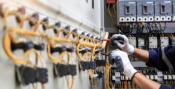 Professional Electrician technician working in Elkhart, KS